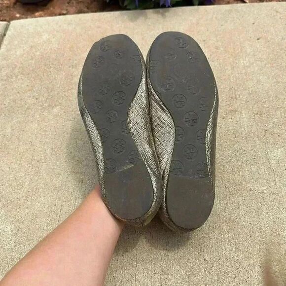 Tory Burch Metallic Flats - Picture 11 of 16